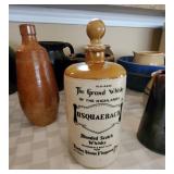 LARGE collection of crocks, art pottery, etc...