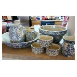 LARGE collection of crocks, art pottery, etc...