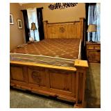KING size rustic/western/Texas bed