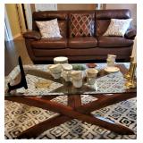 Beautiful leather living room furniture