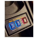 Electric MASSAGE & HEAT leather rocker recliner