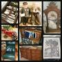 50% + OFF SATURDAY !!!  Great Furniture, Sterling Sets, Clocks, Artwork, Collectibles, Garage 