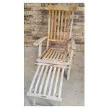 Teakwood Chairs marked QUEEN ELIZABETH, 1st Class only :)