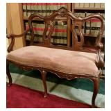 Antique Parlor Bench