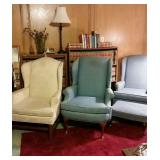SEVERAL Nice wing back chairs