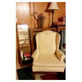 Several Wing Back Chairs
