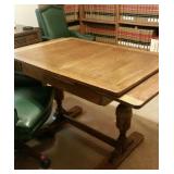 Antique slide out table