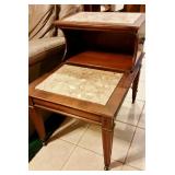 Vintage Marble end table
