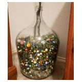 HUGE JAR OF MARBLES !!!