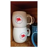 Lots of Exxon/ Mobile Collectibles throughout the house