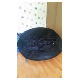 VERY LARGE Black Suede Beau Bag chairs that makes into a bed ! :)