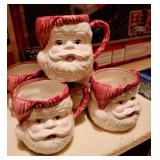 Santa Clause Christmas Mugs!