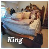 Several beautiful KING size beds
