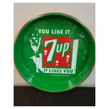 Vintage 7 UP tray