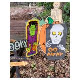 Halloween Holiday Yard Art