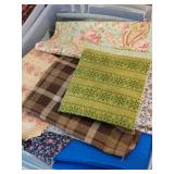 Sewers, quilters, and crafters PARADISE! 50+ tubs of vintage to new FABRIC 😊