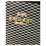 Checkered Coach Designer Purse