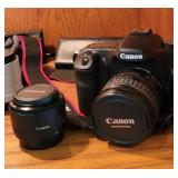 Canon EOS 50D camera and lenses