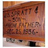 Handmade wooden sign