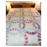 Several hand sewn QUILTS
