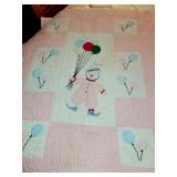 Several hand sewn QUILTS