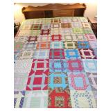 Several hand sewn QUILTS