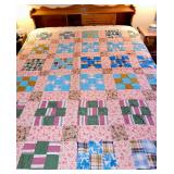 Several hand sewn QUILTS