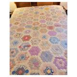 Several hand sewn QUILTS