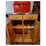 Drop leaf island on wheels