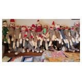 HUGE "sock monkey" family