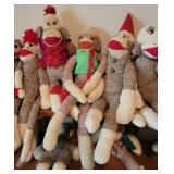 HUGE "sock monkey" family