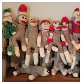 HUGE "sock monkey" family