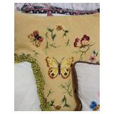 Vintage hand-sewn pillows