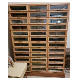 GREAT PIECE !!!  Antique/Vintage yarn cabinet
