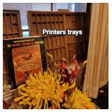 Antique Printers Trays