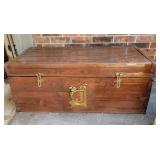 STUNNING antique trunk with very intricate details.