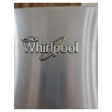 STAINLESS Whirlpool side by side refrigerator