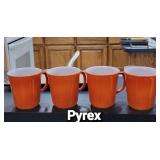 Vintage Pyrex mugs