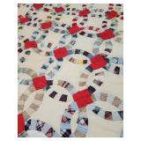 SEVERAL beautiful vintage, hand sewn QUILTS 