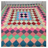 SEVERAL beautiful vintage, hand sewn QUILTS 