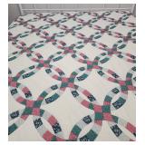 SEVERAL beautiful vintage, hand sewn QUILTS 