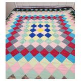 SEVERAL beautiful vintage, hand sewn QUILTS 