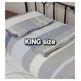 King Size Comforter w/Pillow Cases