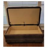 BEAUTIFUL Brown Storage Ottoman