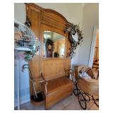 STUNNING storage hall tree/bench