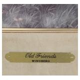 Several pieces of framed Windberg art