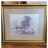 Several pieces of framed Windberg art