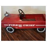 Fire Chief Pedal Car