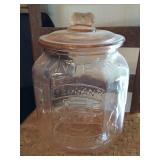 Pink Planters Peanut Jar