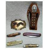 Belt Bucl and Pocket knife Collection